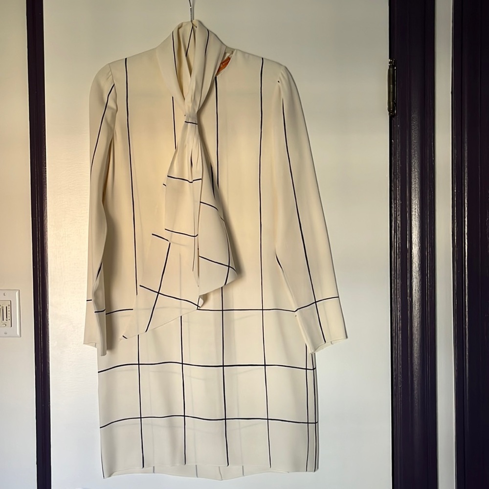 Tory Burch Windowpane Dress - size 4